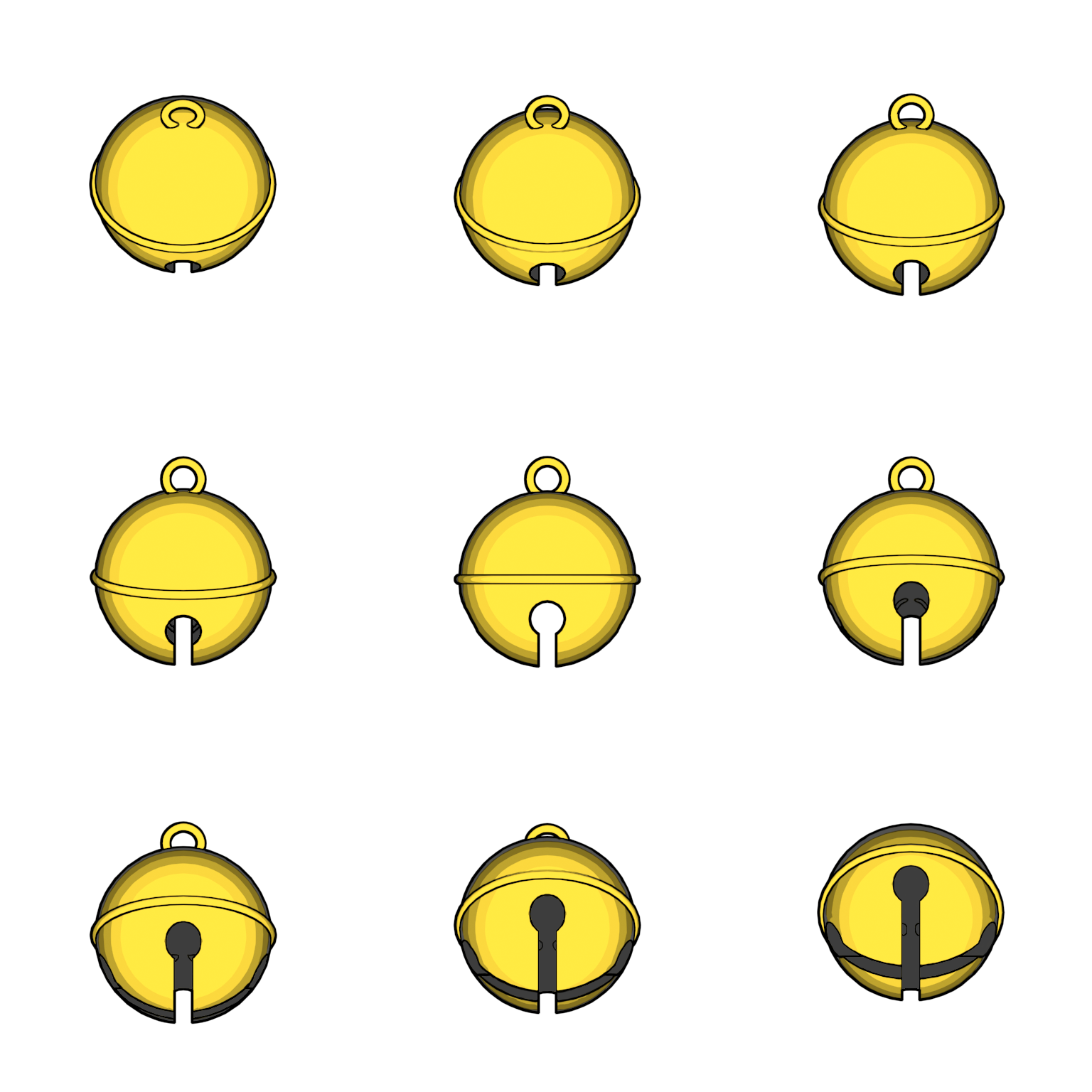 Animated sleigh bells